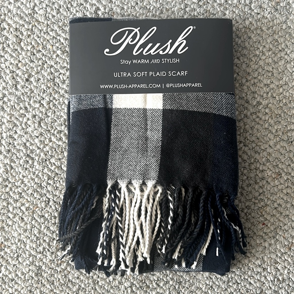 Ultra Soft Plaid Scarf
